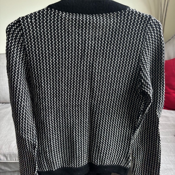 Pink Tartan Merino Wool Cardigan size XS - Picture 5 of 7
